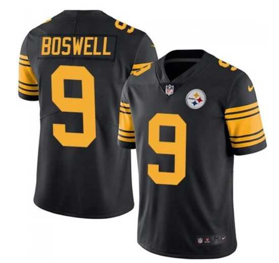 Nike Men & Women & Youth Pittsburgh Steelers #9 Chris Boswell Black Vapor Color Rush Stitched Jersey,We sell and wholesale Nike Men & Women & Youth Pittsburgh Steelers #9 Chris Boswell Black Vapor Color Rush Stitched Jersey on line form chian!